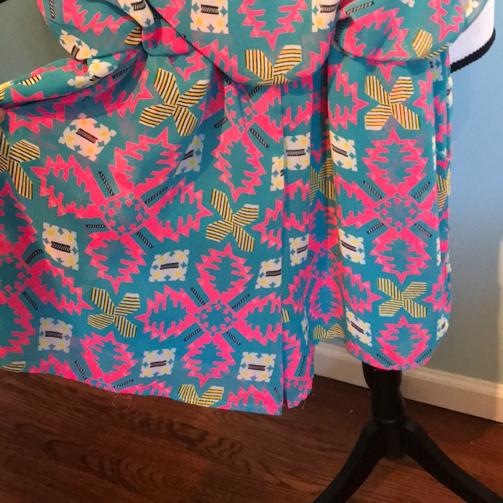 Alya Multicolor Aztec Romper - Picture 2 of 5